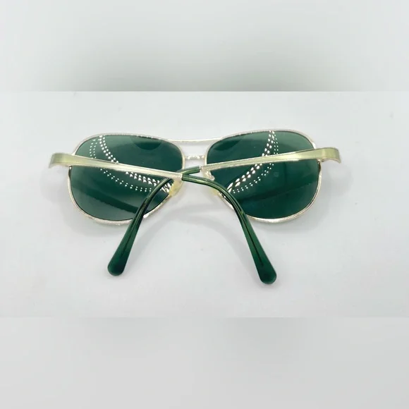 Vintage Calvin Klein CK7415S Gold Pilot Sunglasses Frames Only - Picture 4 of 8